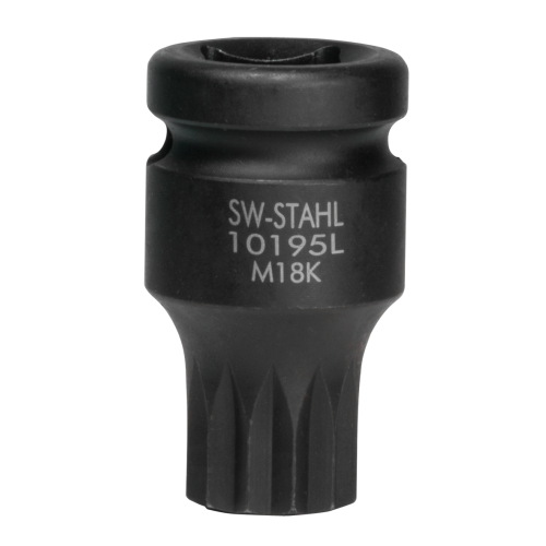 SW-Stahl 10195L-18K IMPACT atsuktuvo antgalis, 1/2", vidinis įdubimas, M18 x 40 mm