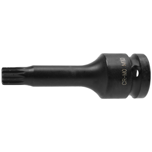 SW-Stahl S5482-4 IMPACT-Schraubendreheinsatz, 1/2", Innenvielzahn, M4 x 75 mm