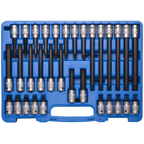 SW-Stahl 04423L skruetrækkerbits, 1/2", T-profil, T20-T70, 32 stk.