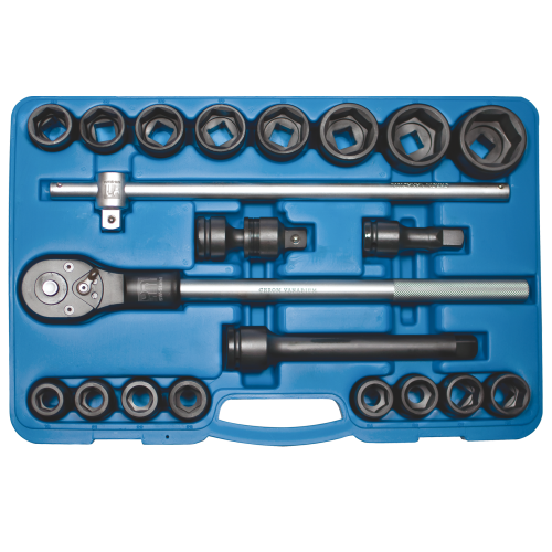 SW-Stahl 07605L ÐšÐ¾Ð¼Ð¿Ð»ÐµÐºÑ‚ Ñ‚Ð¾Ñ€Ñ†Ð¾Ð²Ð¸ ÐºÐ»ÑŽÑ‡Ð¾Ð²Ðµ IMPACT, 3/4" Ð¸Ð½Ñ‡Ð°, 21 Ñ‡Ð°ÑÑ‚Ð¸ I ÐºÑƒÑ‚Ð¸Ñ Ñ Ñ‚Ñ€ÐµÑÑ‡Ð¾Ñ‚ÐºÐ° I ÐºÑƒÑ‚Ð¸Ñ Ñ Ñ‚Ñ€ÐµÑÑ‡Ð¾Ñ‚ÐºÐ° I ÐºÑƒÑ‚Ð¸Ñ Ñ Ð³Ð°Ð¹ÐºÐ¸