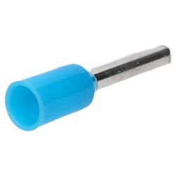 Cembre PKE7508 Наконечники для проводов изолированные 0,75 мм², синие, длина 8 мм / 500 шт.