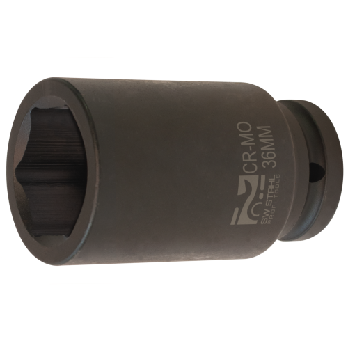 SW-Stahl 07910L-36 IMPACT dopsleutelinzet, 3/4", 36 mm, lang