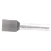 Mangas de extremidade de fio Cembre PKE2512 isoladas 2,5 mm² cinza 12 mm de comprimento / 500 peças