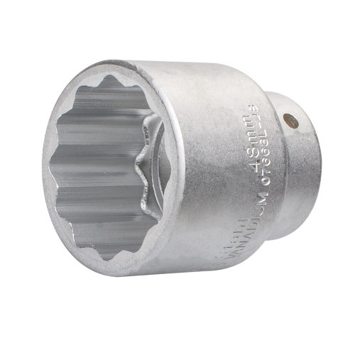 SW-Stahl 07663L-48 socket wrench insert, 3/4", twelve-point, 48 mm