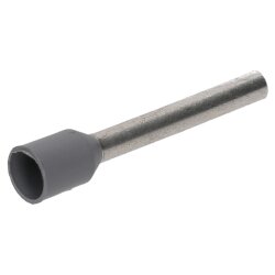 Cembre PKE2518 ワイヤーエンドスリーブ絶縁 2.5mm² グレー 長さ 18mm / 500 個