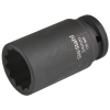 SW-Stahl 10186L-34 Inserção de chave de soquete IMPACT, 3/4", doze pontos, 34 mm, longo