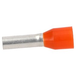 Cembre PKE410 wire end sleeves insulated 4.0mmÂ² orange 10mm long / 200 pieces