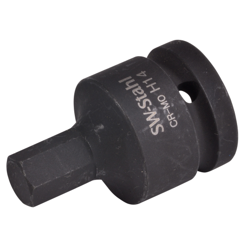 SW-Stahl 10186L-14 IMPACT skrūvgrieža uzgalis, 3/4", sešstūra ligzda, 14 mm