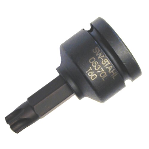 SW-Stahl 05370L IMPACT screwdriver bit, 3/4", T-profile, T60 x 130 mm