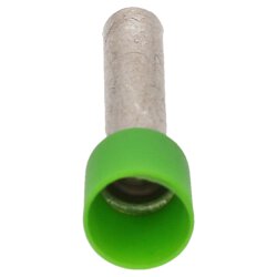 Cembre PKE618 casquillos aislados 6,0mm² verde 18mm largo / 100 piezas