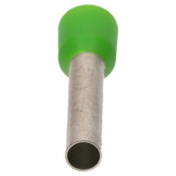 Cembre PKE618 izolované koncovky vodičov 6,0 mm² zelené 18 mm dlhé / 100 kusov