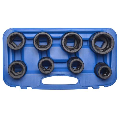 SW-Stahl 07980L Насадки для торцевых ключей IMPACT, 1", 27-50 мм, 8 шт.