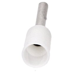 Cembre PKD506 wire end sleeves insulated 0.5mmÂ² white 6mm long / 500 pieces