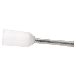 Cembre PKD506 wire end sleeves insulated 0.5mmÂ² white 6mm long / 500 pieces