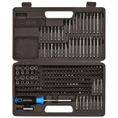 Variedade de bits SW-Stahl 04141L, 1/4", 208 peças