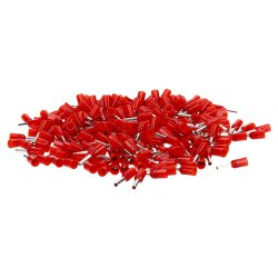 Cembre PKD106 terminales de cable aislados 1,0mm² rojo 6mm largo / 500 piezas