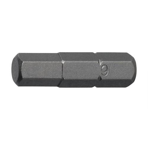 SW-Stahl IBO/4-6 ドライバー ビット、1/4 インチ、六角ソケット、6 mm