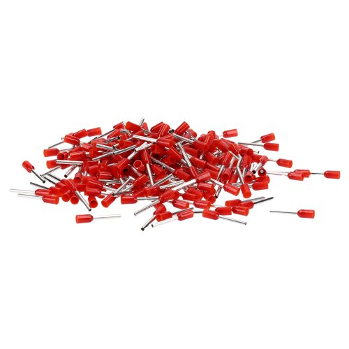 Cembre PKD112 Aderendhülsen isoliert 1,0mm² rot 12mm lang / 500 Stück