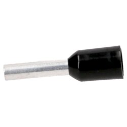 Cembre PKD1508 trådändhylsor isolerade 1,5 mm² svart 8 mm långa / 500 stycken