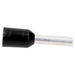 Cembre PKD1508 trådändhylsor isolerade 1,5 mm² svart 8 mm långa / 500 stycken