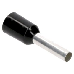 Cembre PKD1508 trådändhylsor isolerade 1,5 mm² svart 8 mm långa / 500 stycken