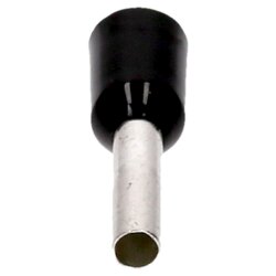 Cembre PKD1508 trådändhylsor isolerade 1,5 mm² svart 8 mm långa / 500 stycken