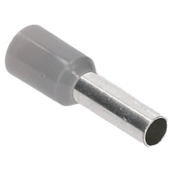 Cembre PKD410 Aderendhülsen isoliert 4,0mm² grau 10mm lang  / 200 Stück