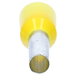 Cembre PKD612 Aderendhülsen isoliert 6,0mm² gelb 12mm lang / 100 Stück