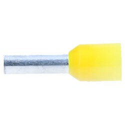 Cembre PKD612 casquillos aislados 6,0mm² amarillo 12mm largo / 100 piezas