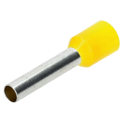Cembre PKD618 Aderendhülsen isoliert 6,0mm² gelb 18mm lang / 100 Stück
