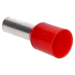 Cembre PKD1012 Aderendhülsen isoliert 10mm² rot 12mm lang / 100 Stück