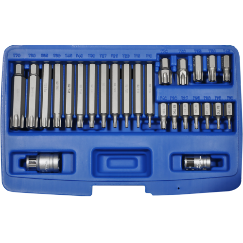 SW-Stahl 04480L uzgaļu sortiments, 3/8", TR profils, T10-T70, 26 gab.