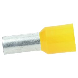 Cembre PKD25016 punteras para cables aisladas 25 mm² amarillo 16 mm de largo / 50 piezas