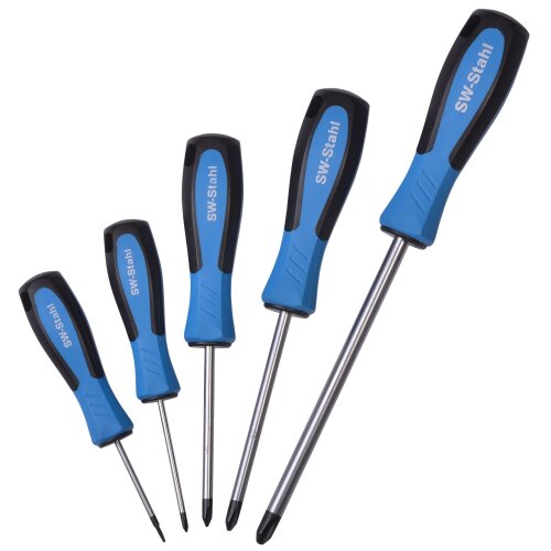 SW-Stahl 31814L schroevendraaierset, kruis, 5-delig