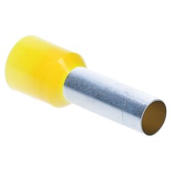 Cembre PKD25022 Insulated ferrules 25mm² yellow 22mm long / 50 pieces