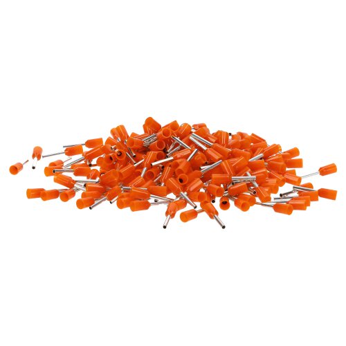 Cembre PKC508 Aderendhülsen isoliert 0,5mm²  orange 8mm lang / 500 Stück