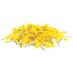 Cembre PKC112 ferrules insulated 1,0mm² yellow 12mm long / 500 pieces