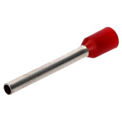 Cembre PKC1518 Insulated wire end ferrules 1,5mm² red 18mm long/ 500 pieces