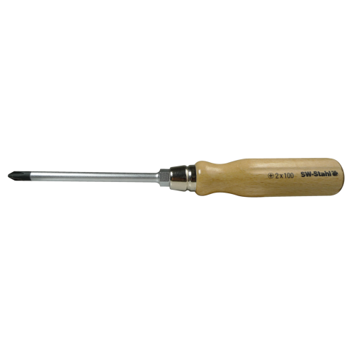 SW-Stahl 30703L screwdriver, wooden handle, cross, PH3 x 150 mm