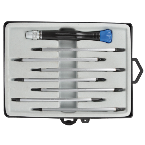 Juego de destornilladores reversibles SW-Stahl 31400L, 8 piezas