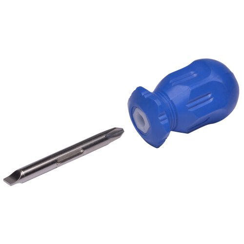 SW-Stahl 31200L Reversible screwdriver, slotted+cross, short
