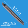 SW-Stahl 31200SB реверсивная отвертка, шлицевая + крестовая, короткая