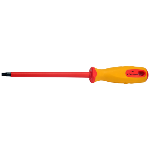 SW-Stahl 33100L-T30 screwdriver, VDE, T-profile, T30 x 150 mm