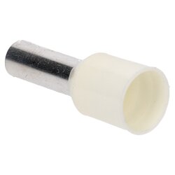 Cembre PKC1012 kablo uç kovanları yalıtımlı 10mm² fildişi 12mm uzunluğunda / 100 adet