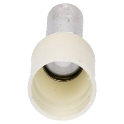 Cembre PKC1012 kablo uç kovanları yalıtımlı 10mm² fildişi 12mm uzunluğunda / 100 adet