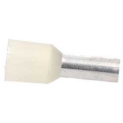 Cembre PKC1012 kablo uç kovanları yalıtımlı 10mm² fildişi 12mm uzunluğunda / 100 adet