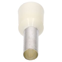 Cembre PKC1012 kablo uç kovanları yalıtımlı 10mm² fildişi 12mm uzunluğunda / 100 adet