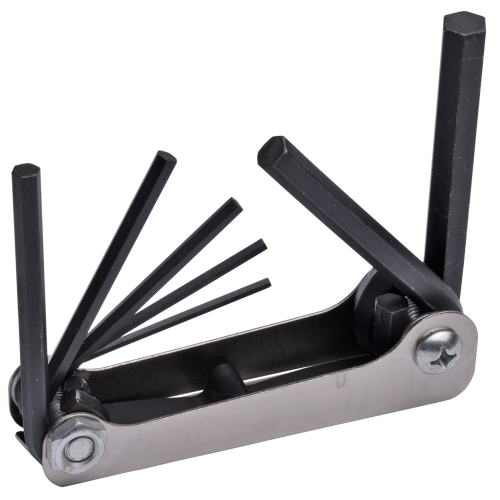 SW-Stahl 04350L L 形扳手套件，内六角套筒，2.5-10 mm，7 件