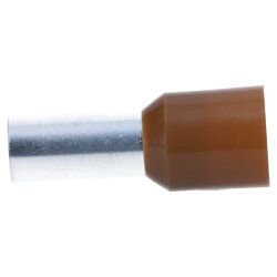 Cembre PKC25016 koncovky vodičů izolované 25mm² hnědé 16mm dlouhé / 50 kusů