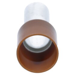 Cembre PKC25016 koncovky vodičů izolované 25mm² hnědé 16mm dlouhé / 50 kusů